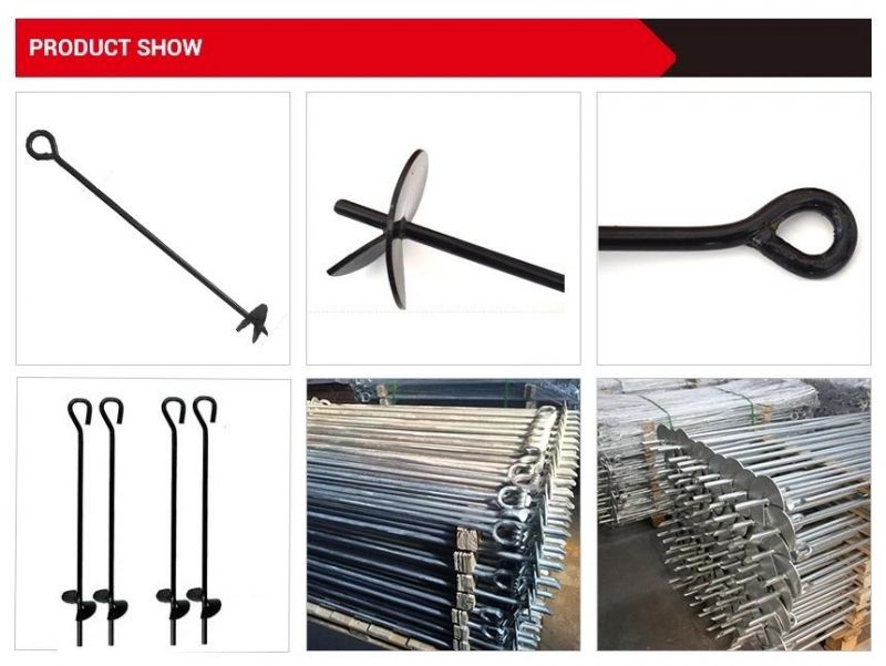 High Quality Spiral Ground Anchor Earth Helix Screw Anchor