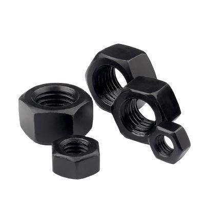Hex Nut with Black Oxide Grade 8 10 12 DIN934 Coarse Thread Fine Thread