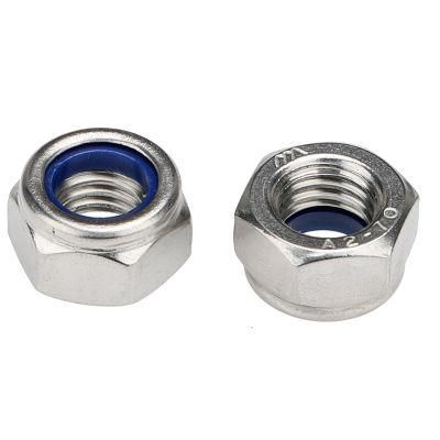 DIN985 M10 M12 Newest Design Top Quality DIN985 Lock Wheel Hex Nut Stainless Steel