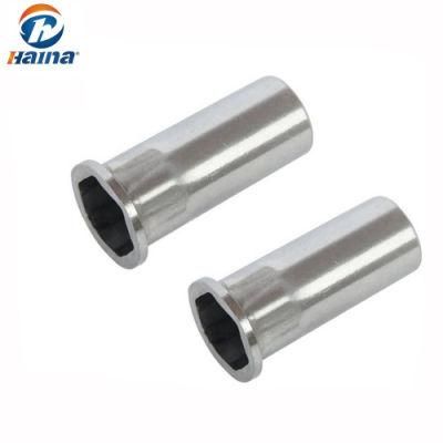 Ss 304 Flat Head Semi-Hexagonal Body Close End Rivet Nut/Pop Nut