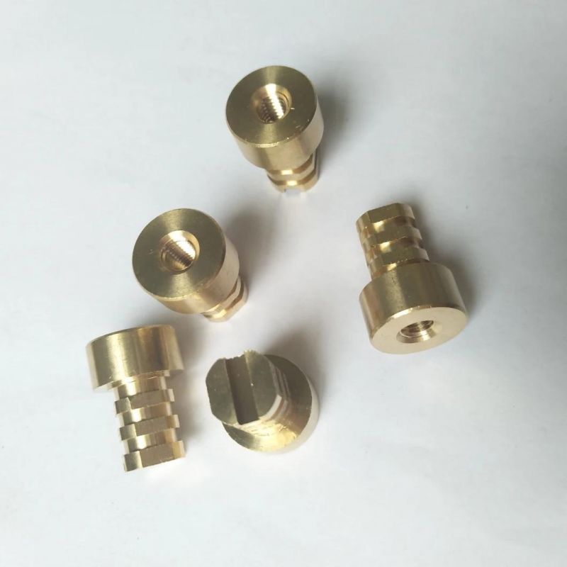 Custom Made CNC Turning Brass Copper Aluminum Steel Nut, Car Battery Round Nut, Internal Thread Nut, Hex Nut, Knurling Nut, Brass Parts