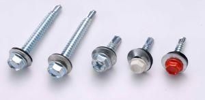 Self Drilling Screw with Zinc Plated, Hex Head, Good Quality