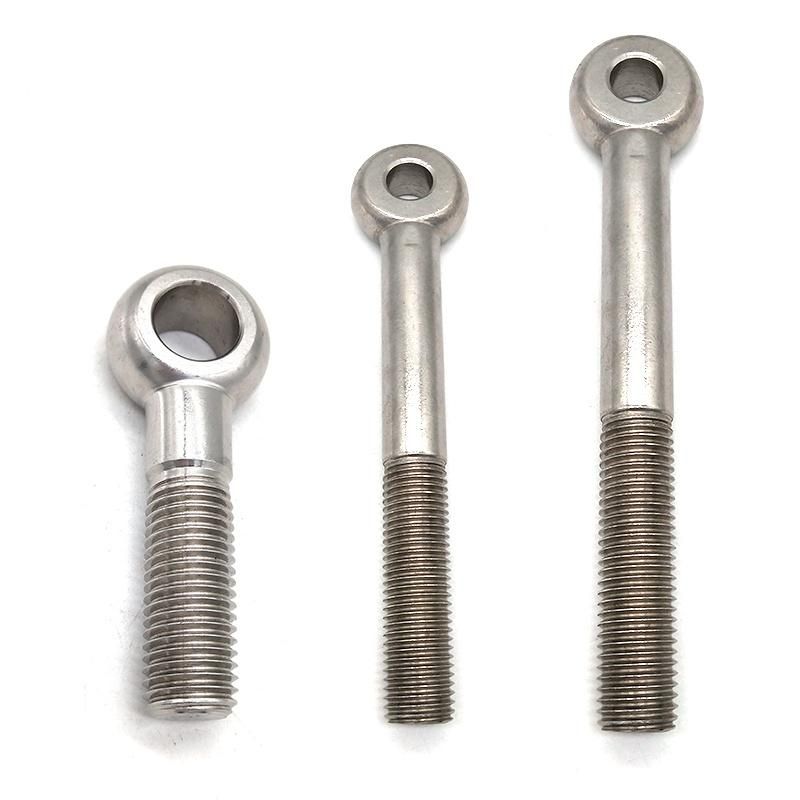 Round Head Stainless Steel 304 316 DIN444 A2-70 A4-80 Eye Bolt