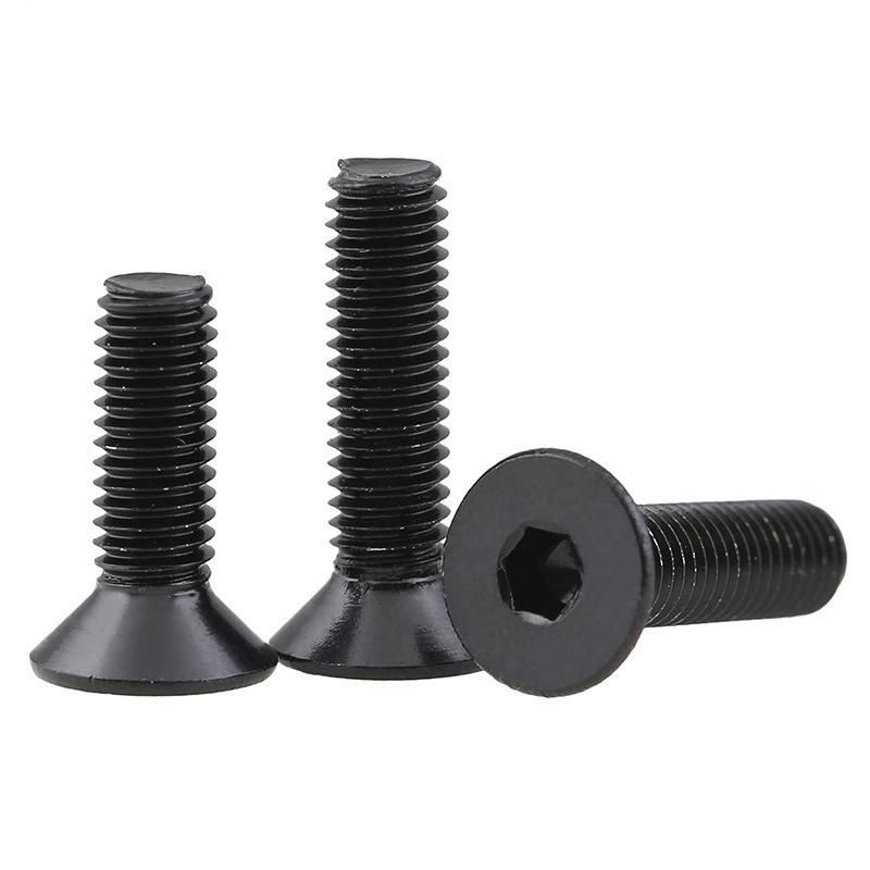 DIN7991 Black Stainless Steel Hex Socket Csk Head Cap Screw