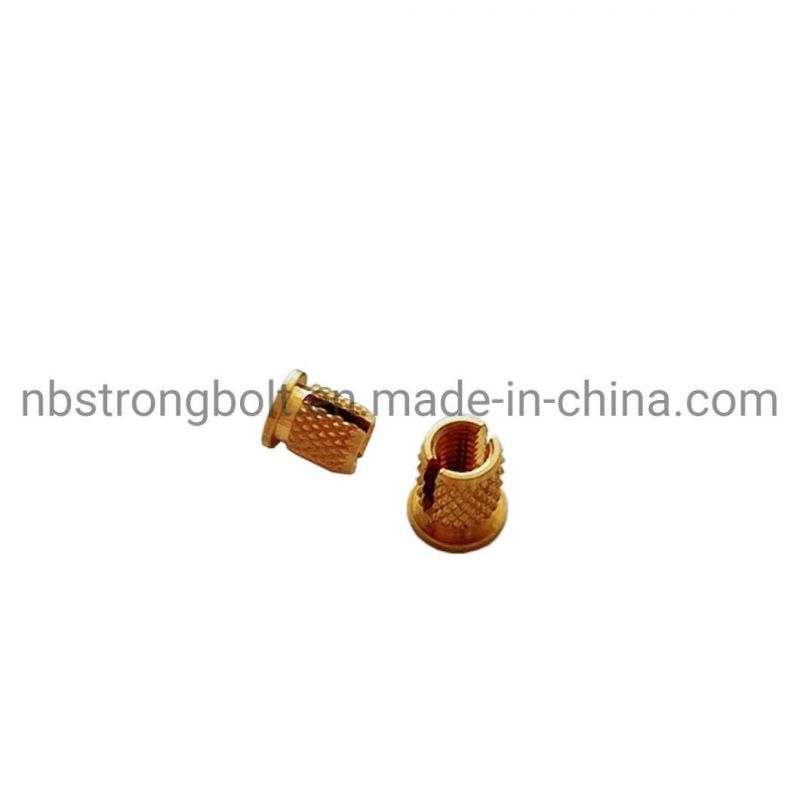 Flange - Head Inserts for Plasticas with Brass