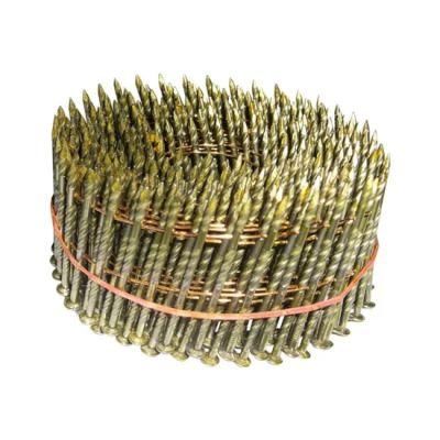 Screw Shank Coil Nail for Making Wooden Pallet
