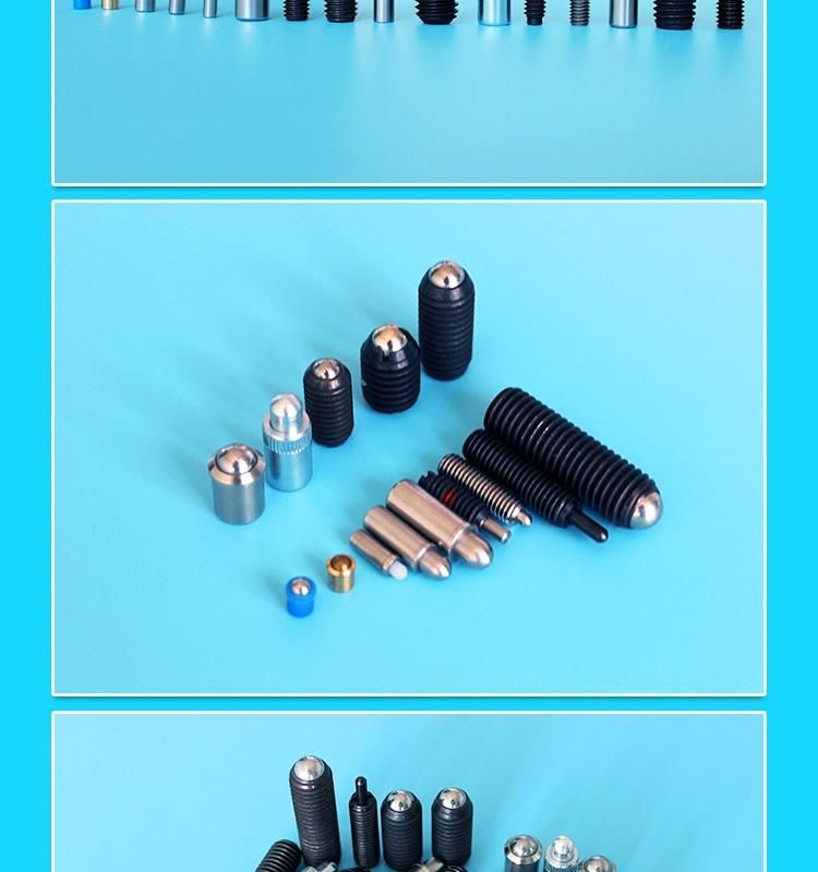 Custom Threaded Spring Loaded Long Plunger Pin