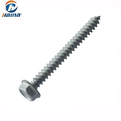 High Hex Head Flange Wood Screw, HDG Lag Screw Coach Screw