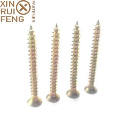 Countersunk Head Carbon Steel Wood Nail Bulk/Box Package Chipboard Screw
