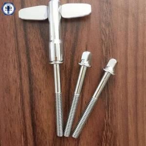 Drum Bolt Square Head Bolt, Grade2, Chrome