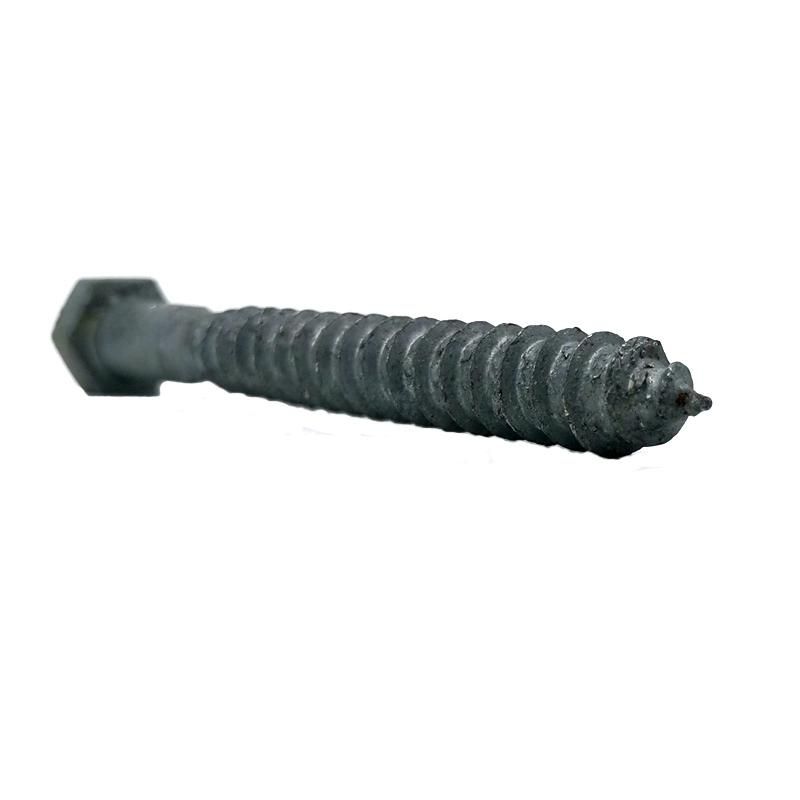 DIN571 Zinc Plated Hexagon Wood Screw