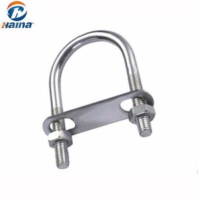 Stainless Steel Ss304 Ss316 U Bent Bolt with Nut