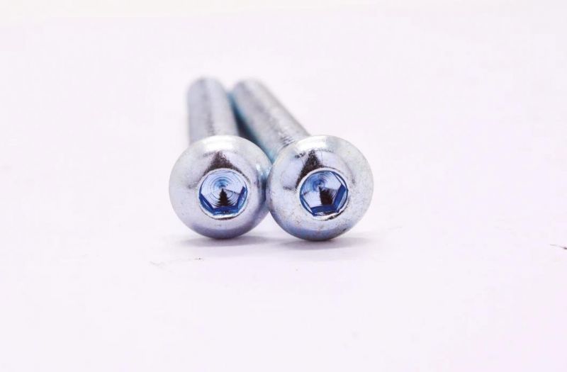 Carbon Steel Zinc Plated Pan Head Hex Socket Machine Screws Galvanized