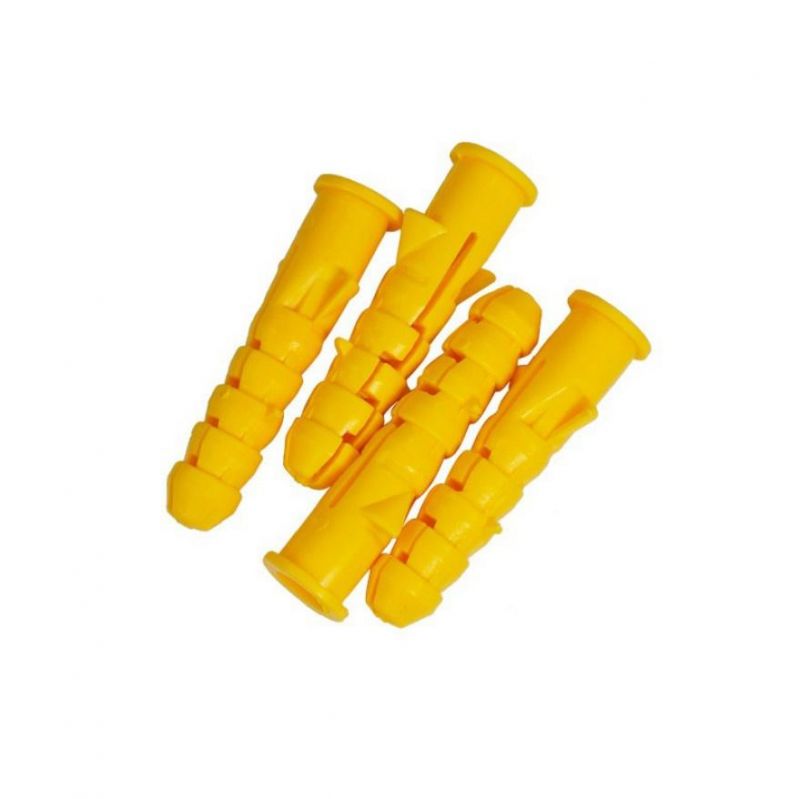 Nylon Anchor Screw Factory Yellow Plastic