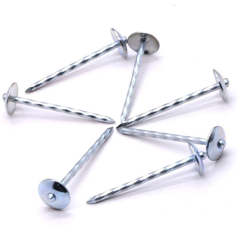 Roof Zinc Nails Umbrella Roofing Nail Umbrella Head Nail
