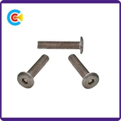 Galvanized Grub Screw Socket Cap Screw Button Head Screw