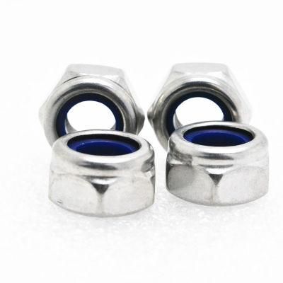 A2-70 A4-80 Hexagon Thin Nuts with Non-Metallic Insert DIN985