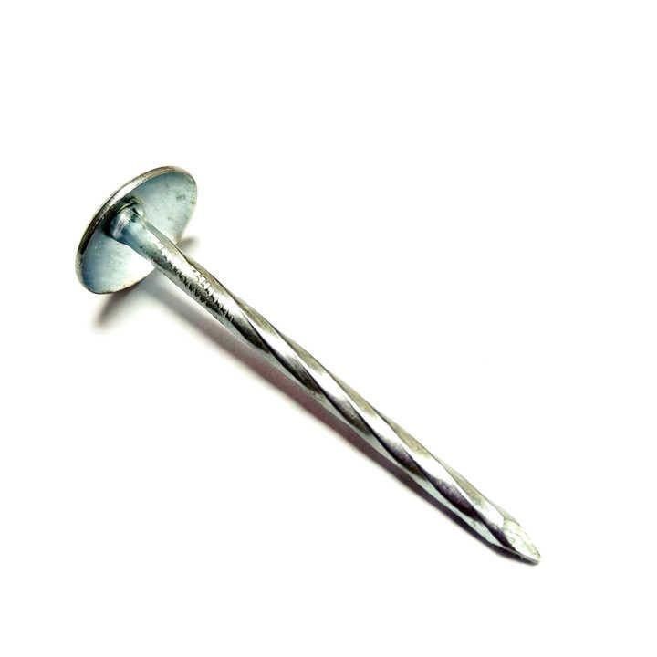2.5" *8g Umbrella Head Roofing Nails with Wahser High Quality for South America Market