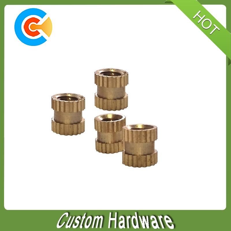Brass Embedded Lock Nut Knurled Nut Embedded Copper Nut