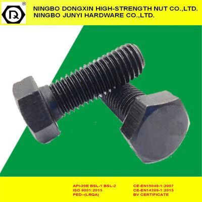Full Thread 8.8 Hex Head Bolt Black Fastener DIN933