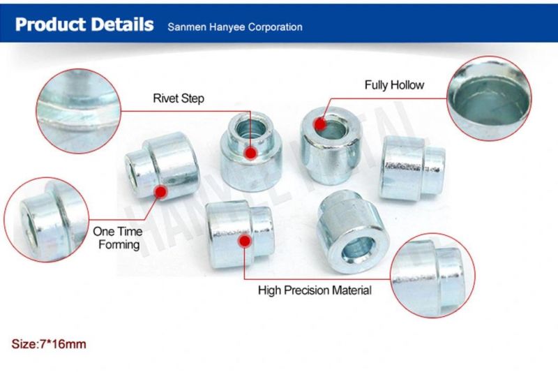 High Quantity Cu Plating Delivery 15-30days Packed Into Carton Customized Rivet for Machinery by Hanyee Metal