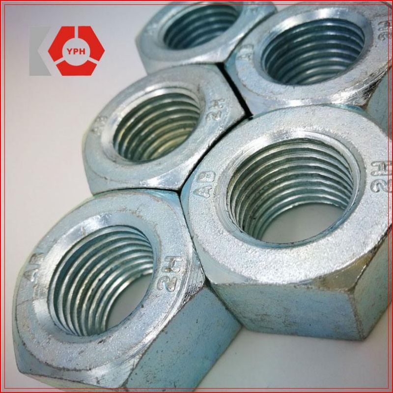 Hex Nuts A194 2h with White Zinc Plated