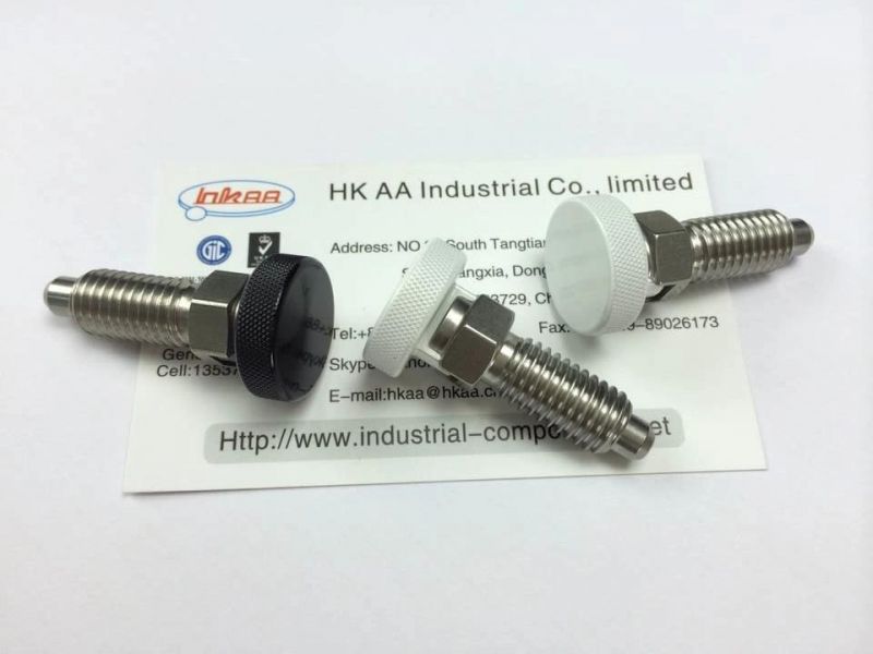 Stainless Steel Indexing Plunger Spring Pin with Lock Slot