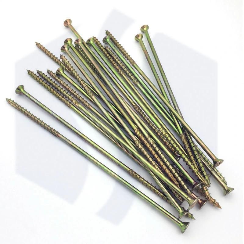 Yellow Zinc Torx Drive Double Countersunk Head Wood Chipboard Screw