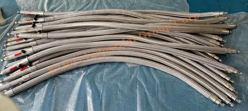 ASME CE Liquid Oxygen Vacuum Jacketed Flexible Hose for Dewar