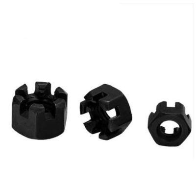 DIN937 DIN935 Metric Thread M6 Hex Thin Slotted Nut