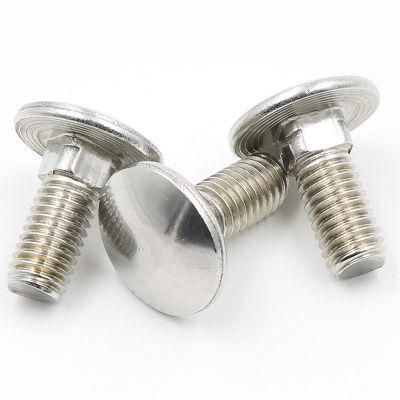 China Wholesale 316 DIN 603 8 Inch M4 M8 M14 M16 Washers Stainless Steel Flat Head Galvanized Carriage Bolts and Nuts