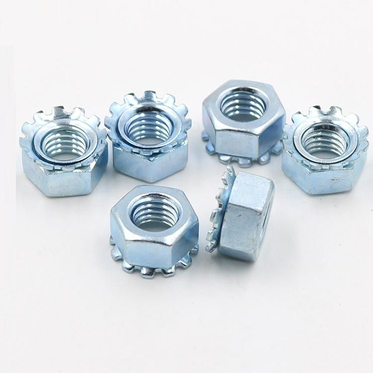 Zinc Plated Hex K-Lock Nuts