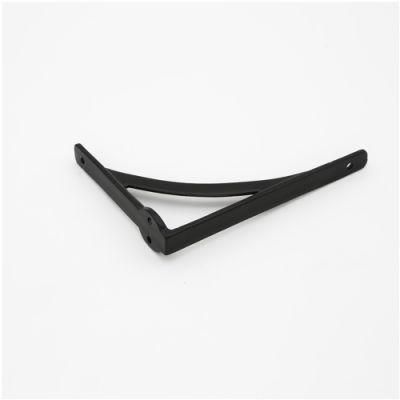 Custom OEM ODM Black Powder Coated Shelf Bracket