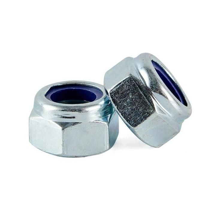 Low Price Zinc Plated Carbon Steel Nylon Nut DIN985