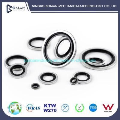 BS/a 17.28 Zink Plated Bonded Seal/Metal Buna Autocentrante Bonded Seal