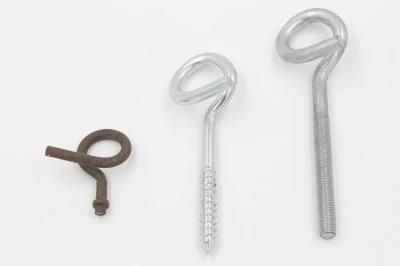 Zinc Plated Carbon Steel Pigtail Hook Screw