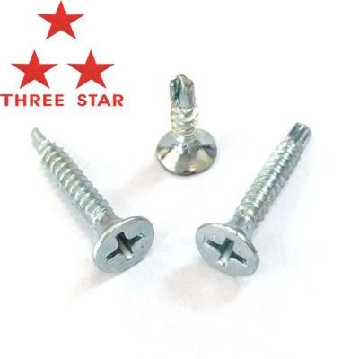 Congo Namibia Zambia Market/3.5mm 25mm Black Gypsum Phillips Bugle Head Full Thread Black Drywall Screws