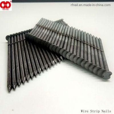 All Kind of Direct Manufacturer in Anhui Galvanized 28 Deg Wire Strip Pneumatic Collated Nails.