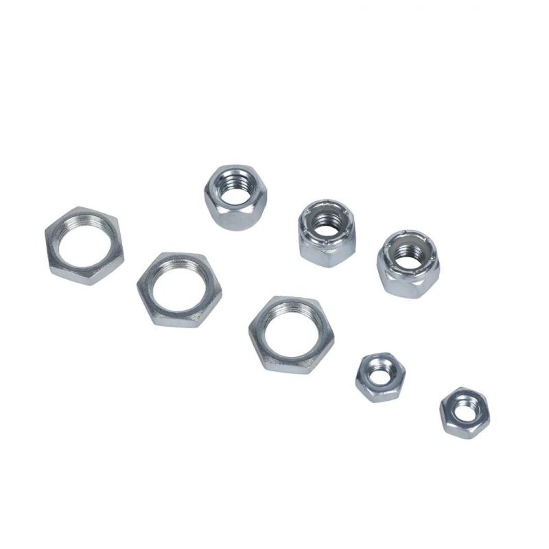 Uni5589, DIN936 Hexagon Thin Nuts, Stainless Steel Nuts, Hexagon Low Nuts