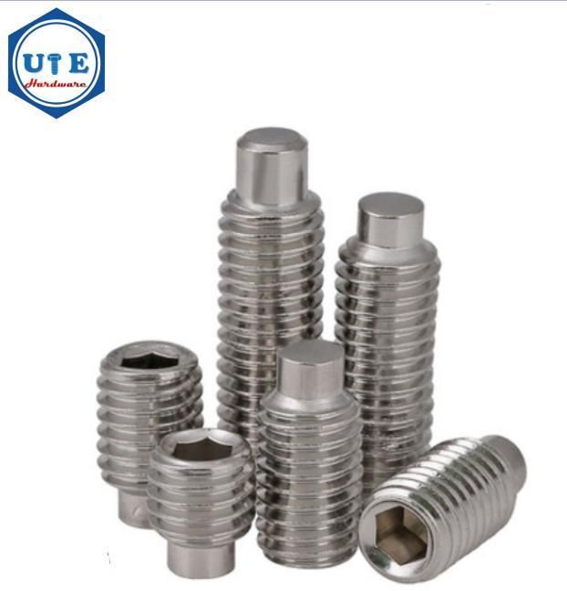 Stainless Steel 304/316 Slotted Set Screw with Cone Point