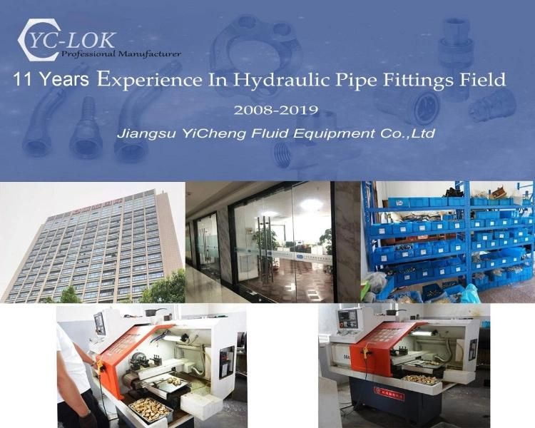 Yc-Lok Ss Straight Union Double Ferrule Hydraulic Tube Fittings