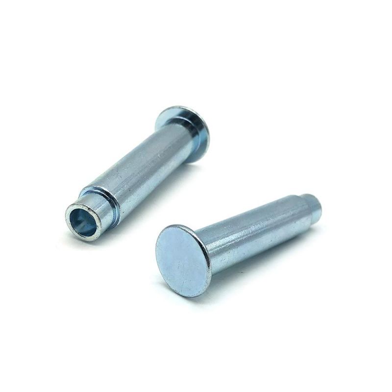 Manufacturers Fastener Semi Tubular Rivet Tubular Rivets Flat Head Semi-Hollow Rivet