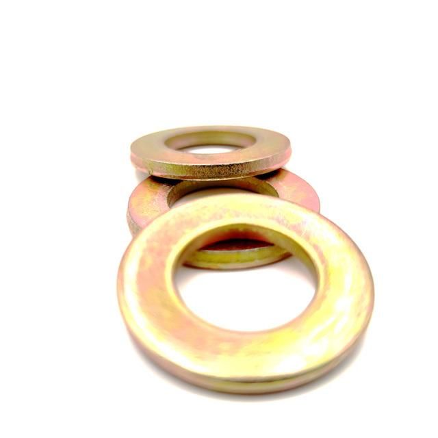 DIN125 Carbon Steel Yellow Zinc Plated Galvanized Plain Washer Flat Washer