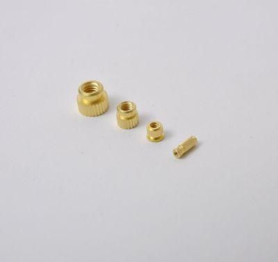 Molded-in Threaded Insert, Brass Nuts, Blind Threaded Insert Molding/Injection Molding Nuts/Knurling Nuts