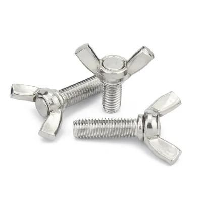 DIN316 Wing Bolt Carbon Steel Galvanized Wing Bolt Stainless Steel Eyebolt with Wing Nut Butterfly Bolt