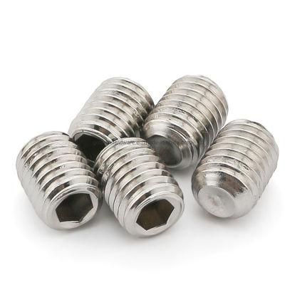 DIN916 Stainless Steel 304 Or316 A2 or A4 Hex Socket Set Screws with Cup Point