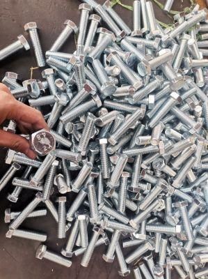 Zinc Plated/Galvanized Grade10.9 M16or5/8 ASTM A490 M/A490 Heavy Hexagon Head Bolt/Heavy Hex Bolt Carbon Steel 42CrMo