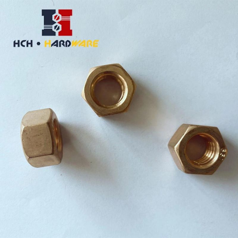 Yellow Zinc Plated Hex Nut/DIN934/Hex Nuts Yellow Zinc