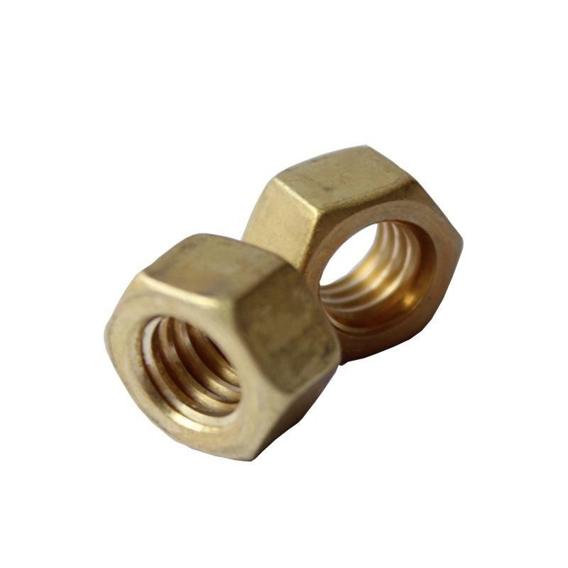 High Quality Brass Stock Fastener Hex Nut