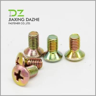 Oval Countersunk Head Machine Screw Zinc Plated